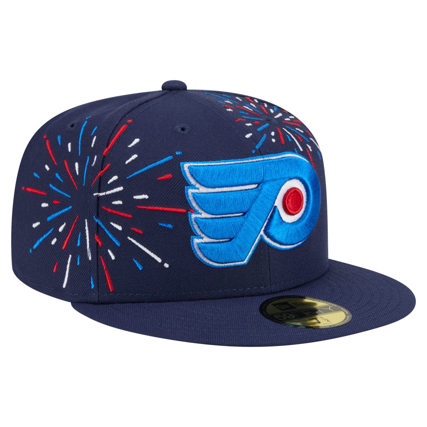 New Era Philadelphia Flyers Americana Fireworks 59FIFTY Fitted Hat - view number 3