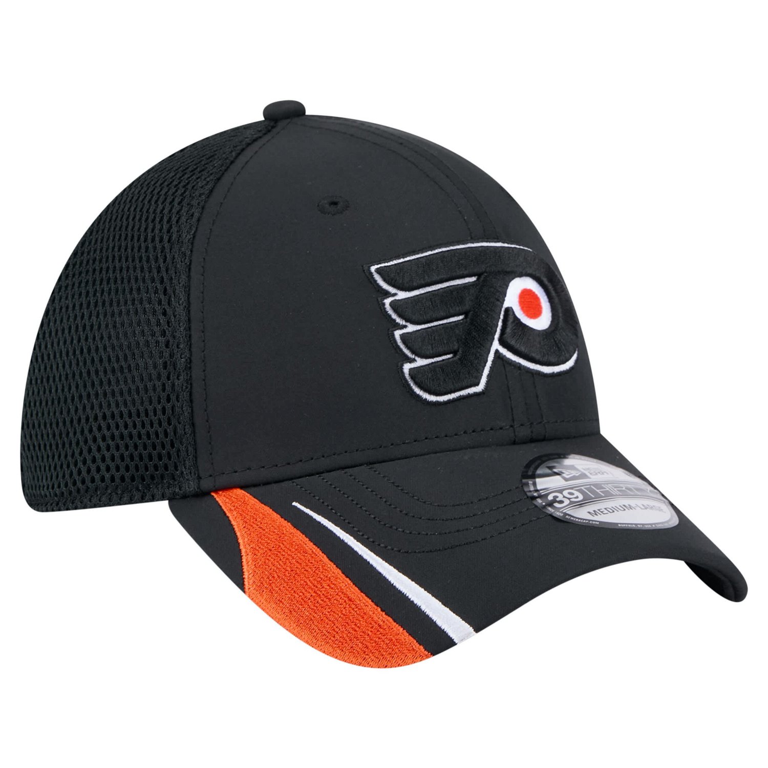 New Era Philadelphia Flyers Linear Featherweight 39THIRTY Flex Hat - view number 3