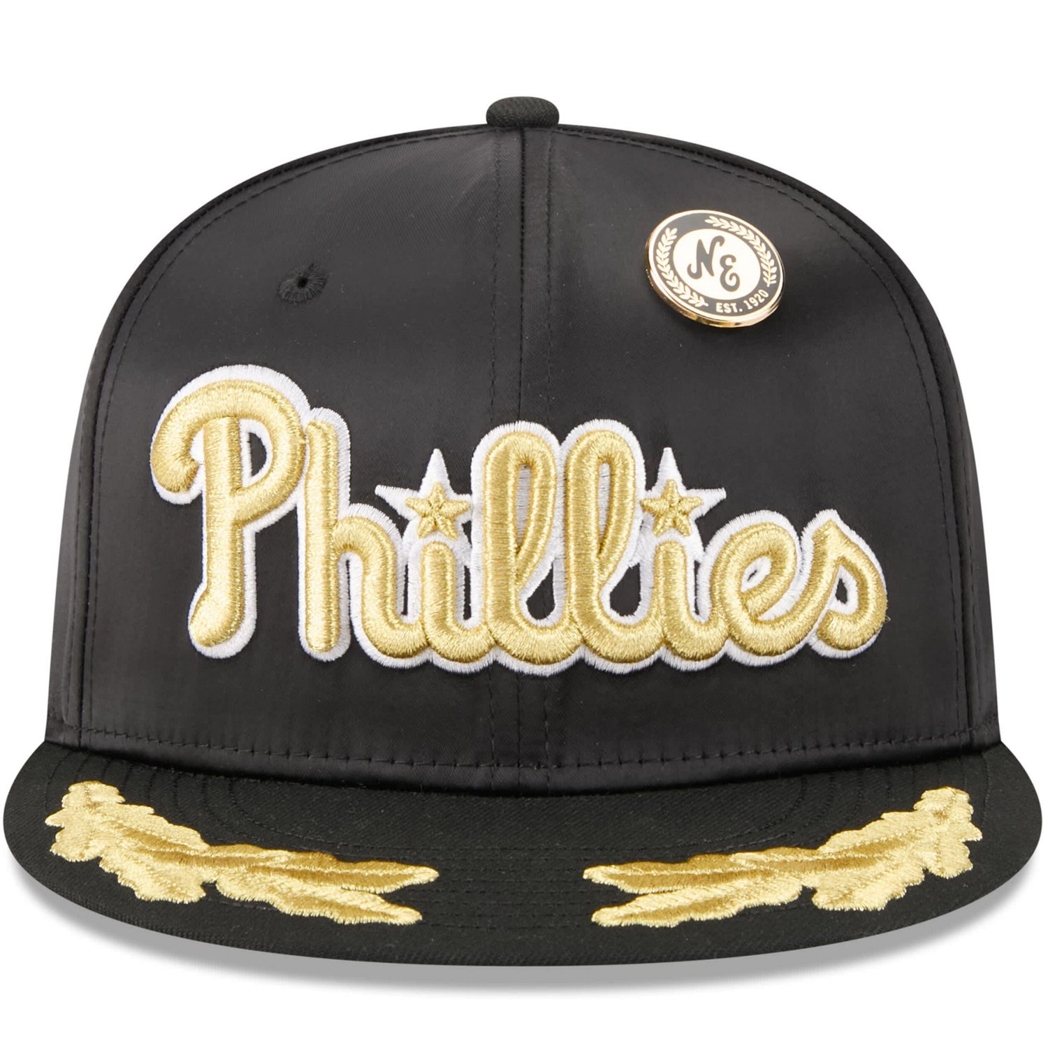 New Era Philadelphia Phillies 2025 59FIFTY Day Gold Leaf 59FIFTY Fitted Hat - view number 2