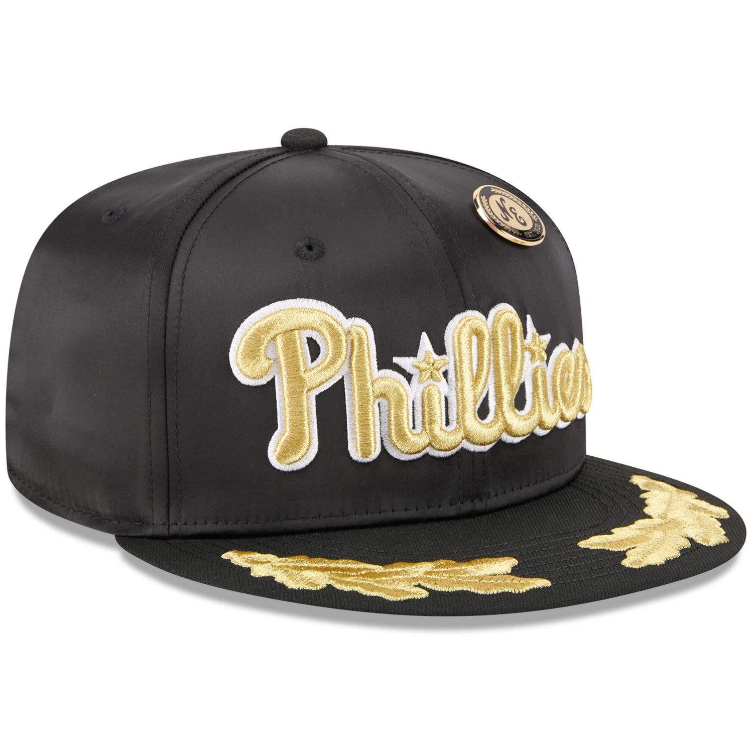 New Era Philadelphia Phillies 2025 59FIFTY Day Gold Leaf 59FIFTY Fitted Hat - view number 3