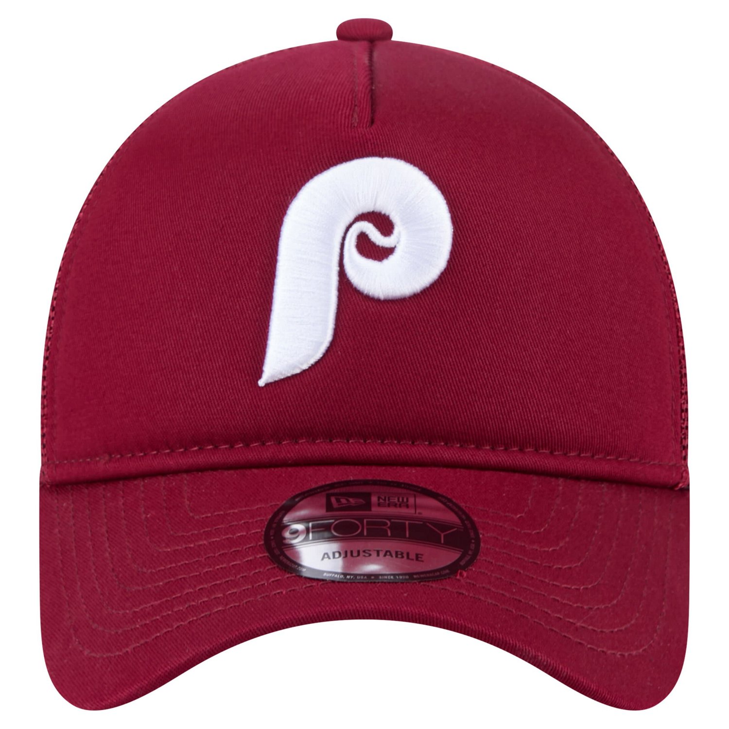 New Era Philadelphia Phillies 9FORTY A-Frame Trucker Adjustable Hat - view number 2