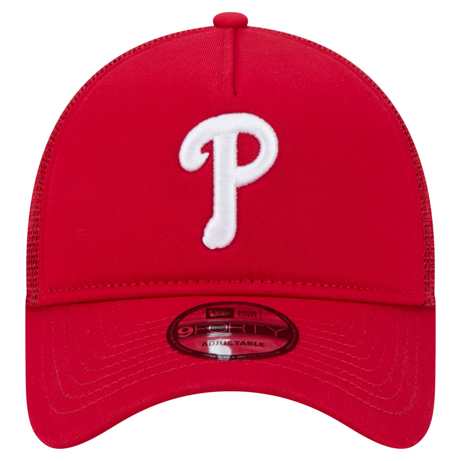 New Era Philadelphia Phillies 9FORTY A-Frame Trucker Adjustable Hat - view number 2