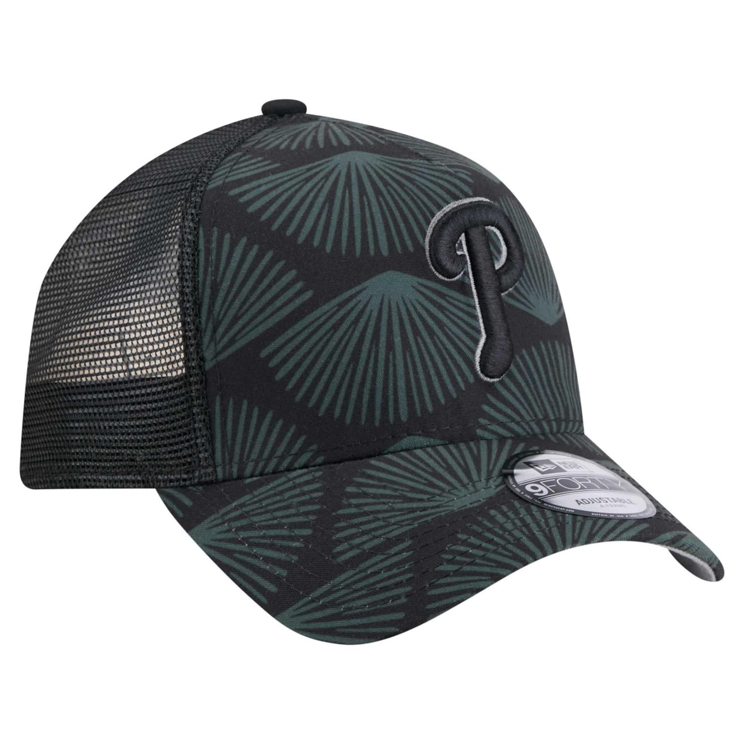 New Era Philadelphia Phillies 9FORTY A-Frame Trucker Adjustable Hat - view number 3
