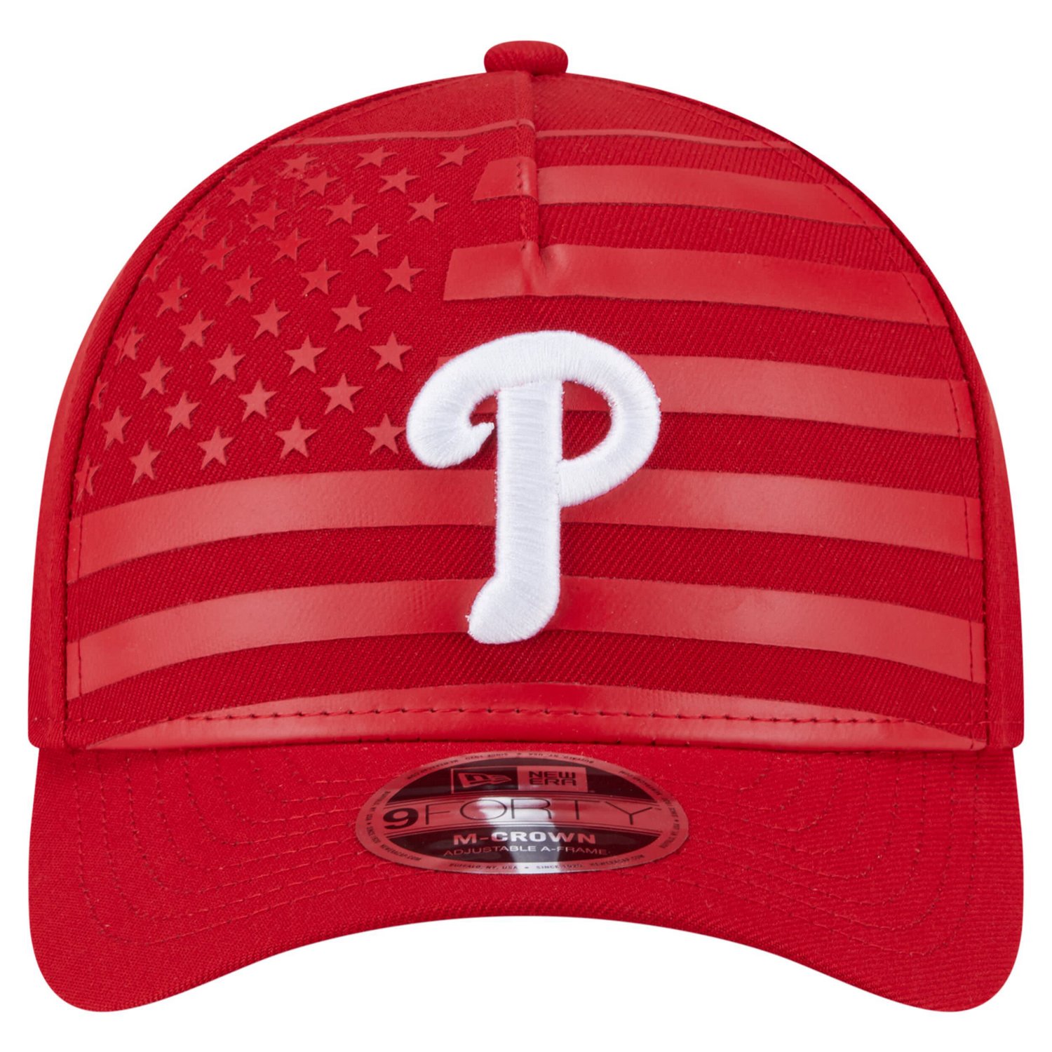 New Era Philadelphia Phillies American Flag 9FORTY M-Crown A-Frame Adjustable Hat - view number 2