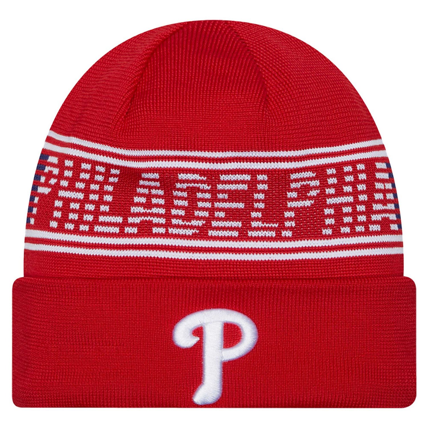 New Era Philadelphia Phillies Authentic Collection Cuffed Knit Hat