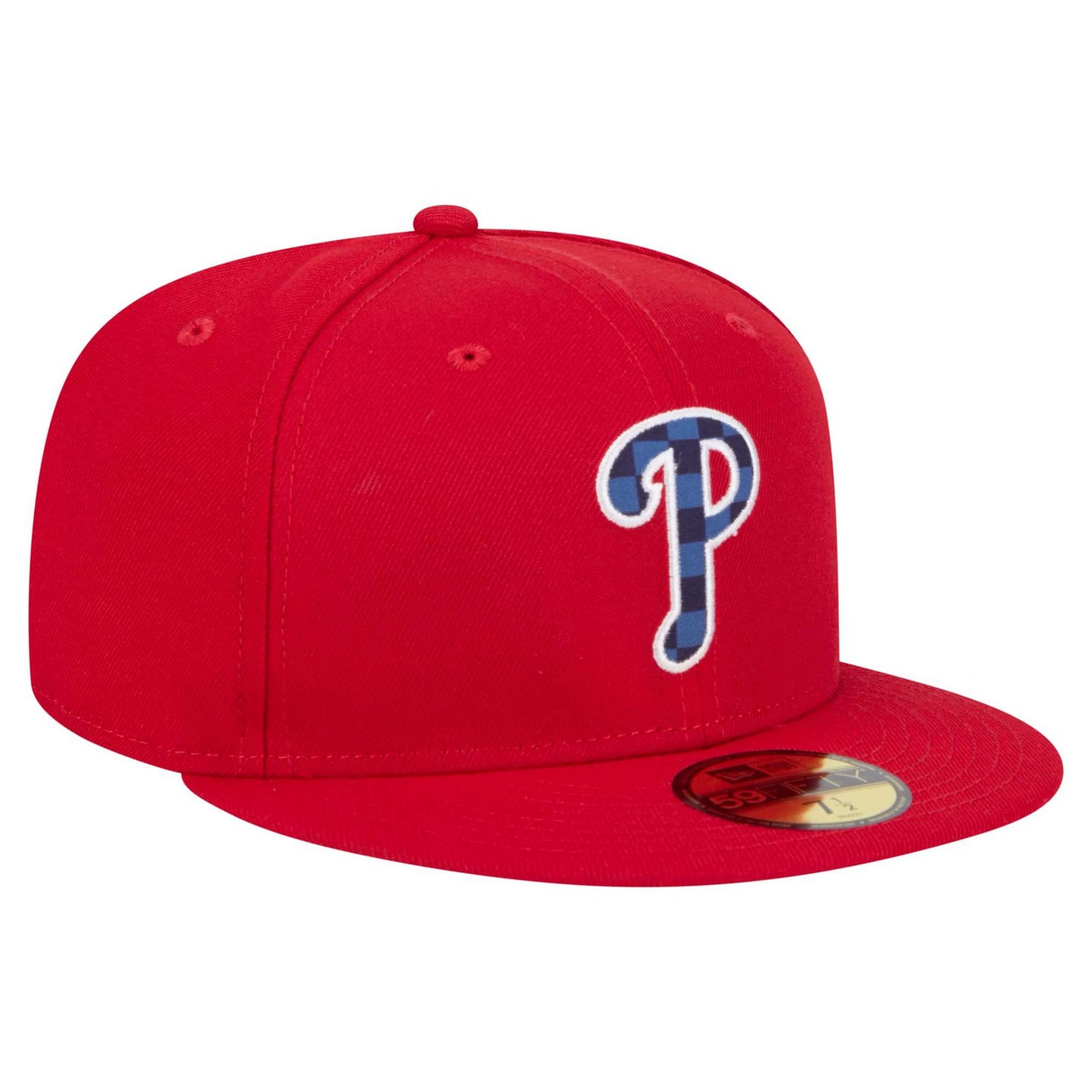 New Era Philadelphia Phillies Checkered Undervisor 59FIFTY Fitted Hat