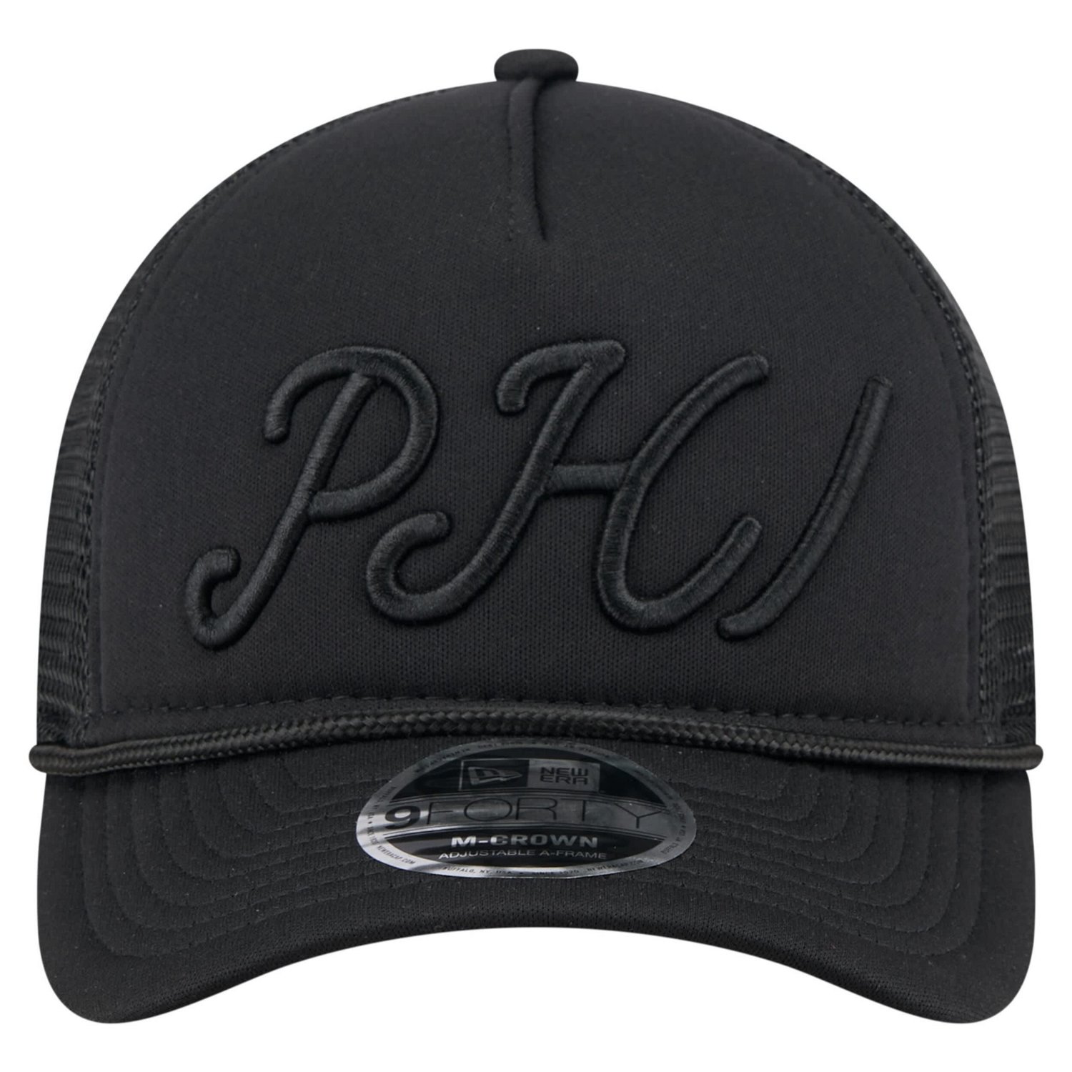 New Era Philadelphia Phillies City Initial 9FORTY A-Frame M-Crown Adjustable Trucker Hat