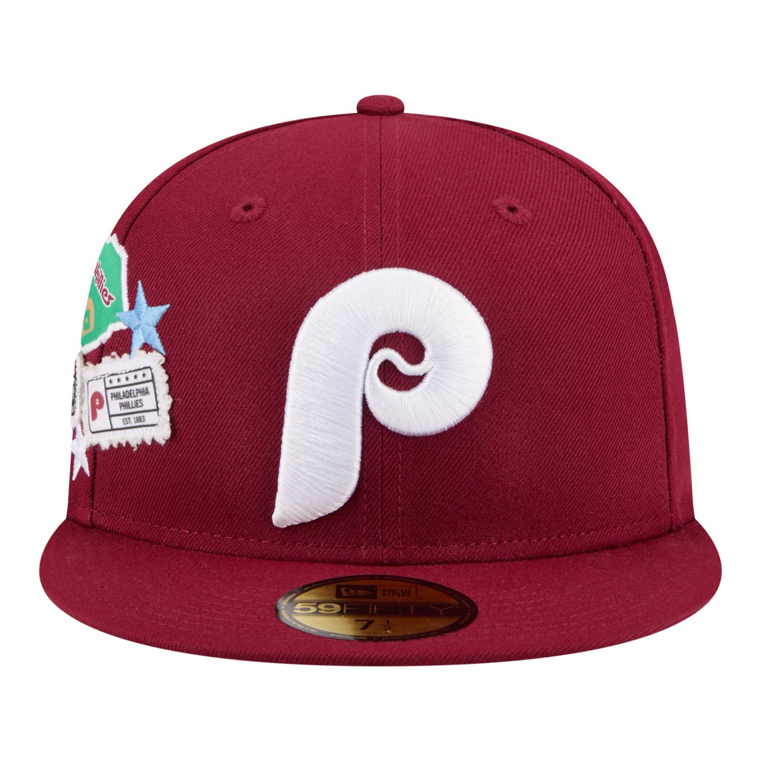 New Era Philadelphia Phillies City Patch 59FIFTY Fitted Hat - view number 2
