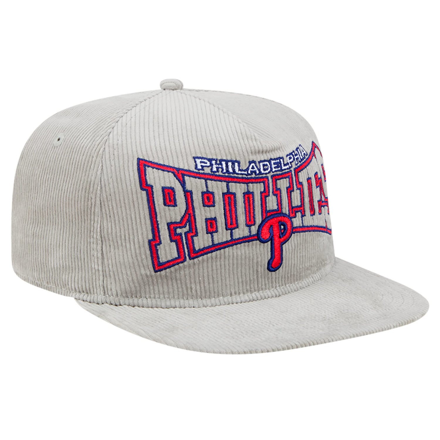 New Era Philadelphia Phillies Corduroy Golfer Snapback Hat - view number 3