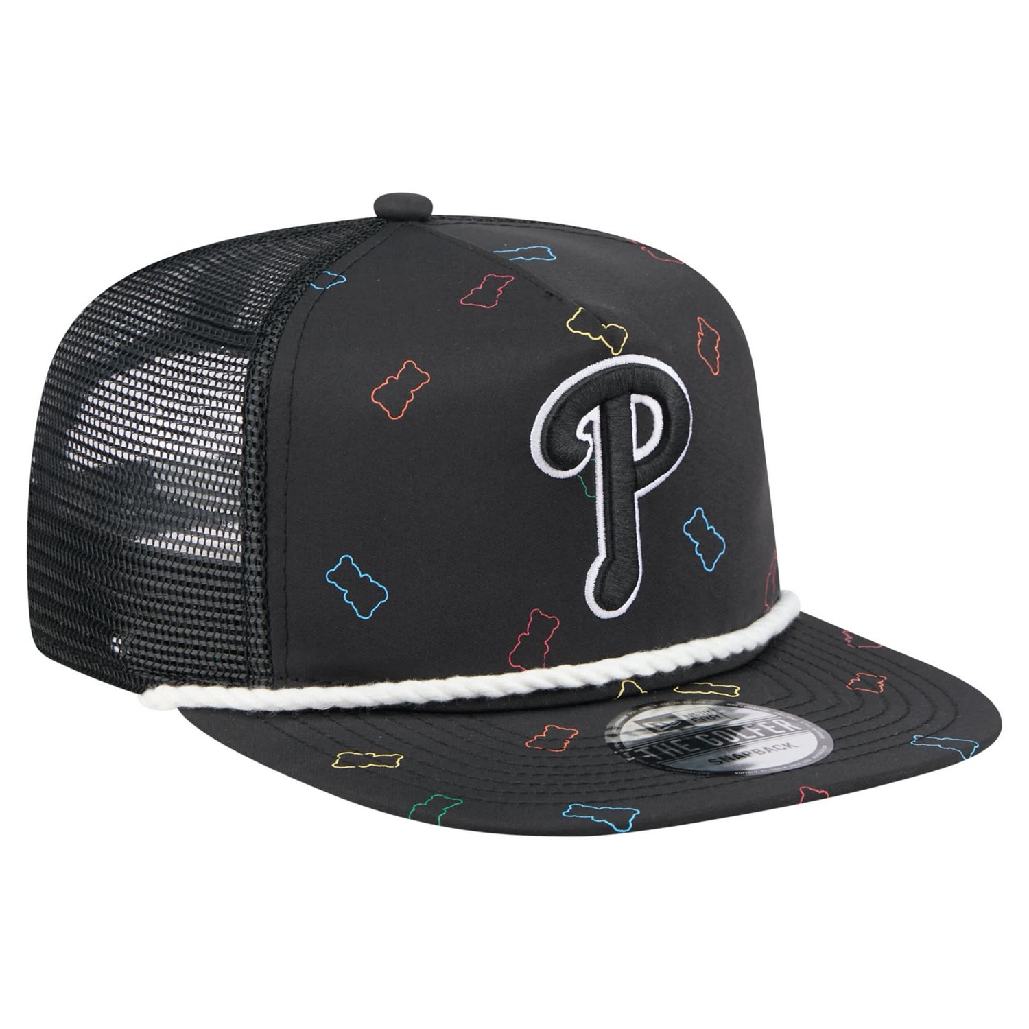 New Era Philadelphia Phillies Gummy Golfer Trucker Adjustable Hat - view number 3