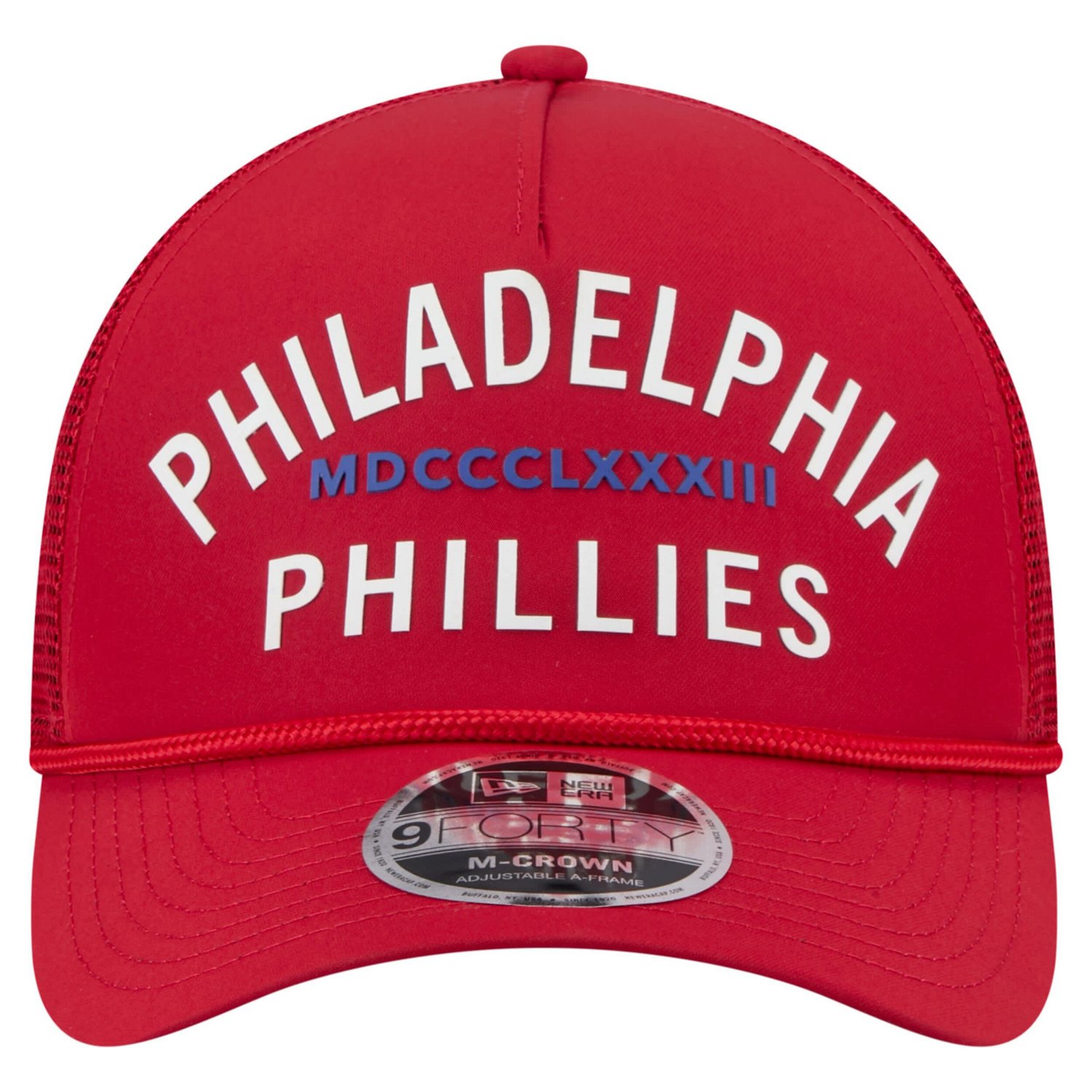 New Era Philadelphia Phillies Minimalist 9FORTY A-Frame Adjustable Hat - view number 2