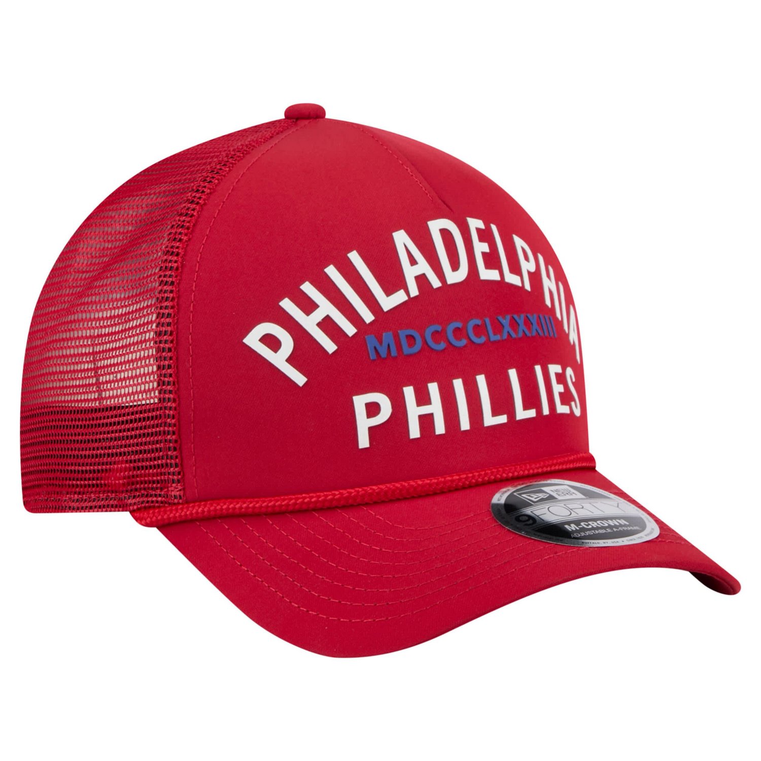 New Era Philadelphia Phillies Minimalist 9FORTY A-Frame Adjustable Hat - view number 3