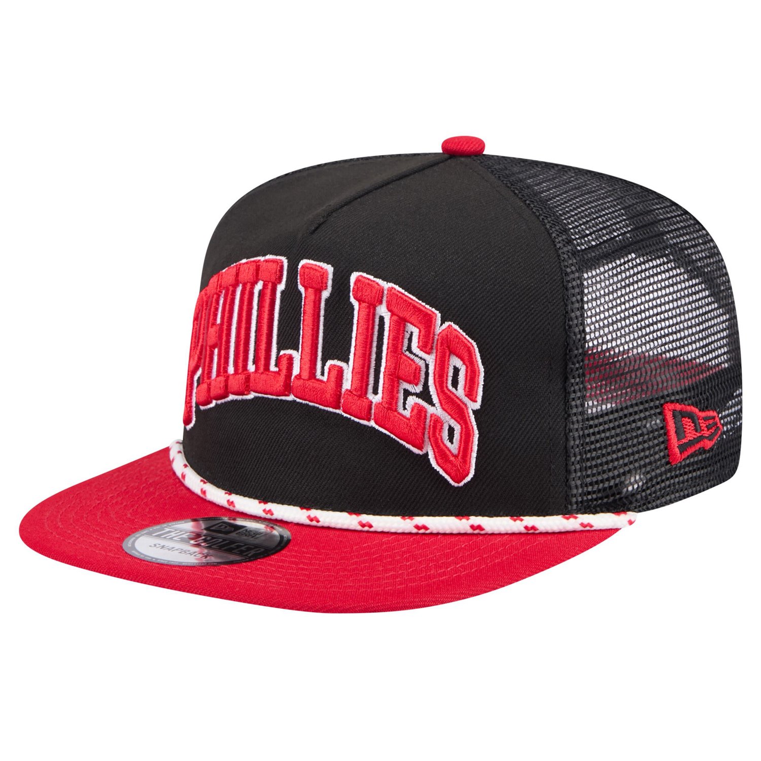 New Era Philadelphia Phillies Throwback Meshback Golfer Hat - view number 1