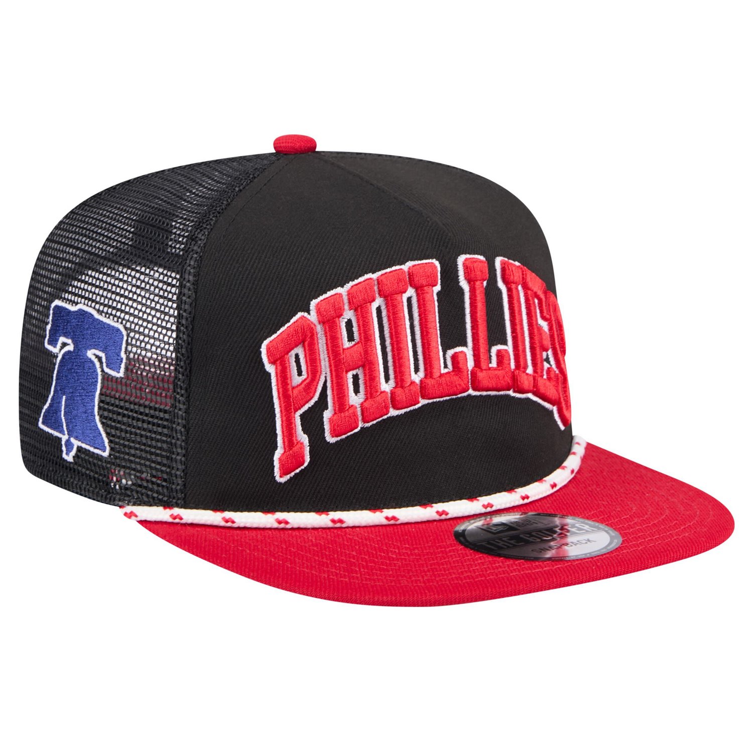 New Era Philadelphia Phillies Throwback Meshback Golfer Hat - view number 3