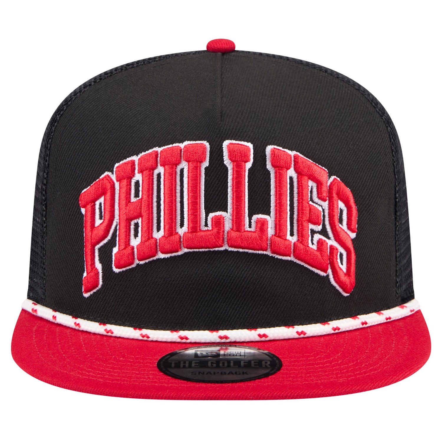 New Era Philadelphia Phillies Throwback Meshback Golfer Hat - view number 2