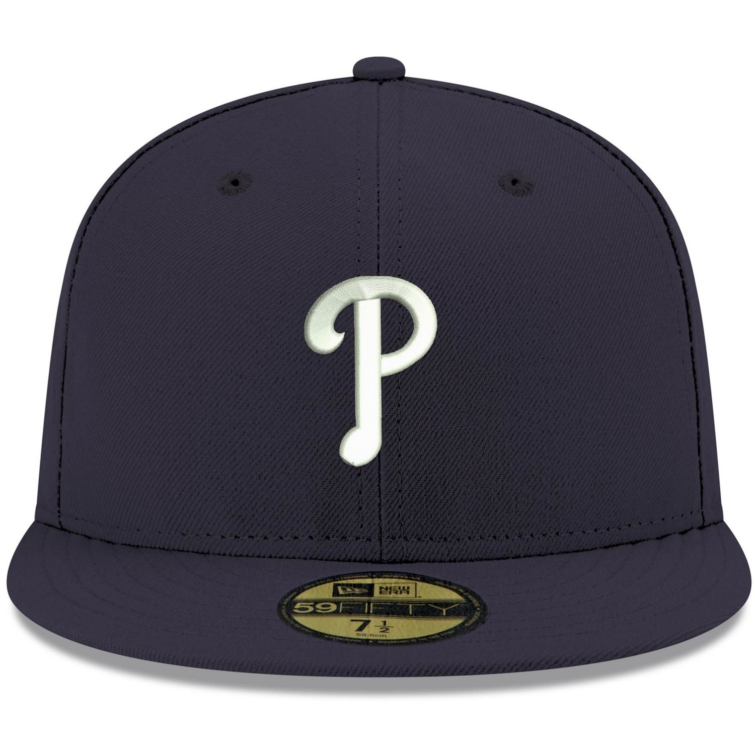 New Era Philadelphia Phillies White Logo 59FIFTY Fitted Hat