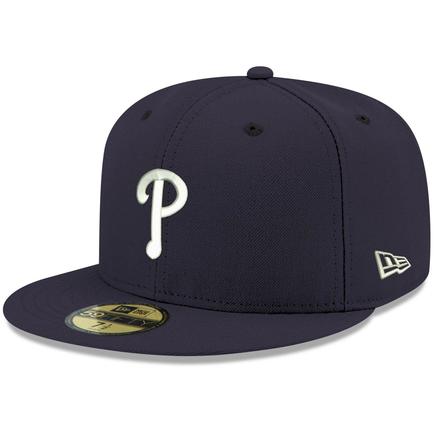 New Era Philadelphia Phillies White Logo 59FIFTY Fitted Hat