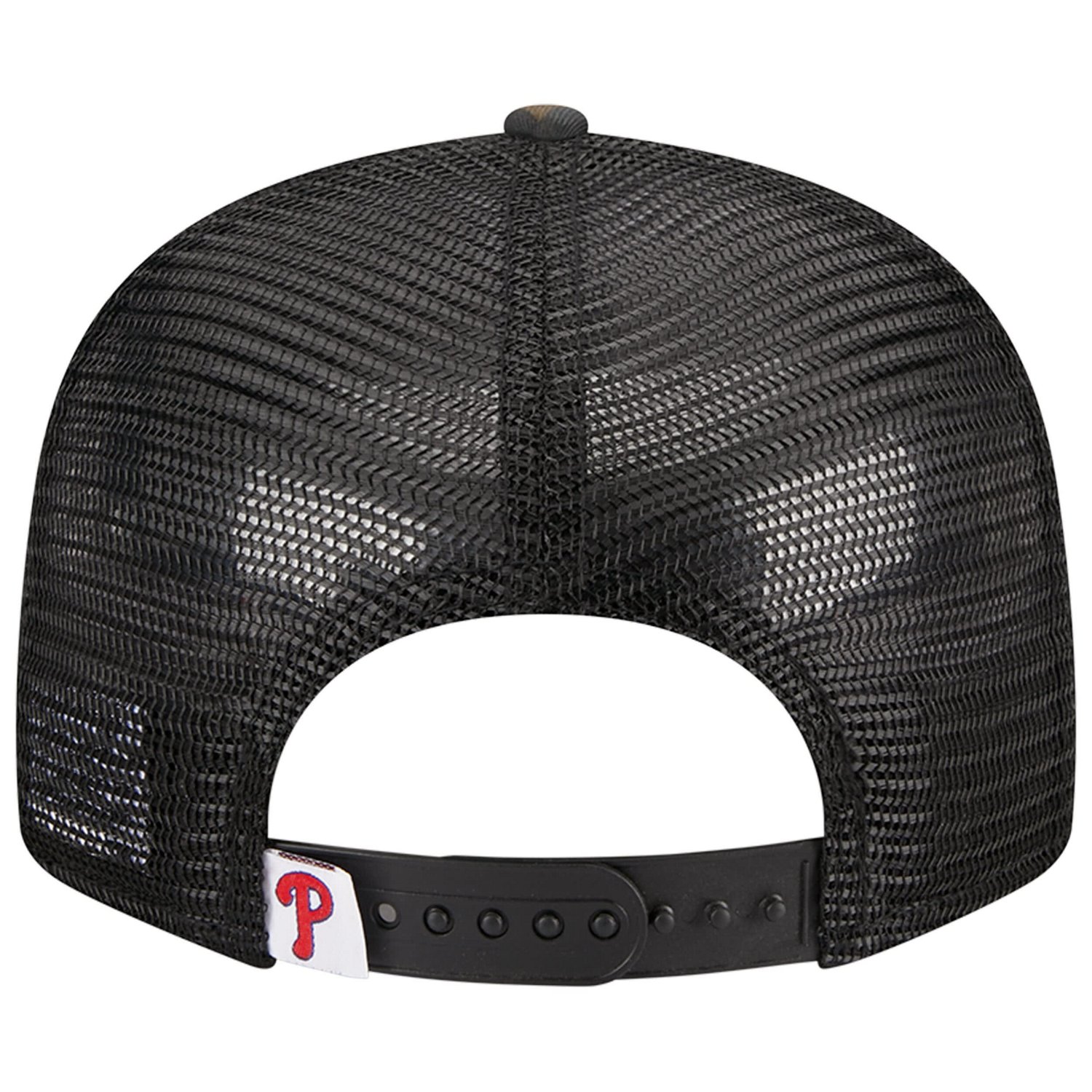 New Era Philadelphia Phillies Woodland Trucker 9FIFTY Snapback Hat - view number 4