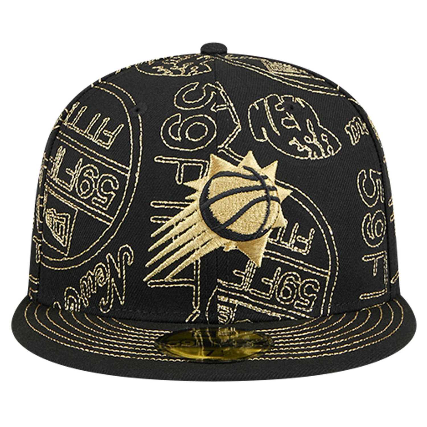 New Era Phoenix Suns 59FIFTY Day Allover Print Stencil Fitted Hat - view number 2