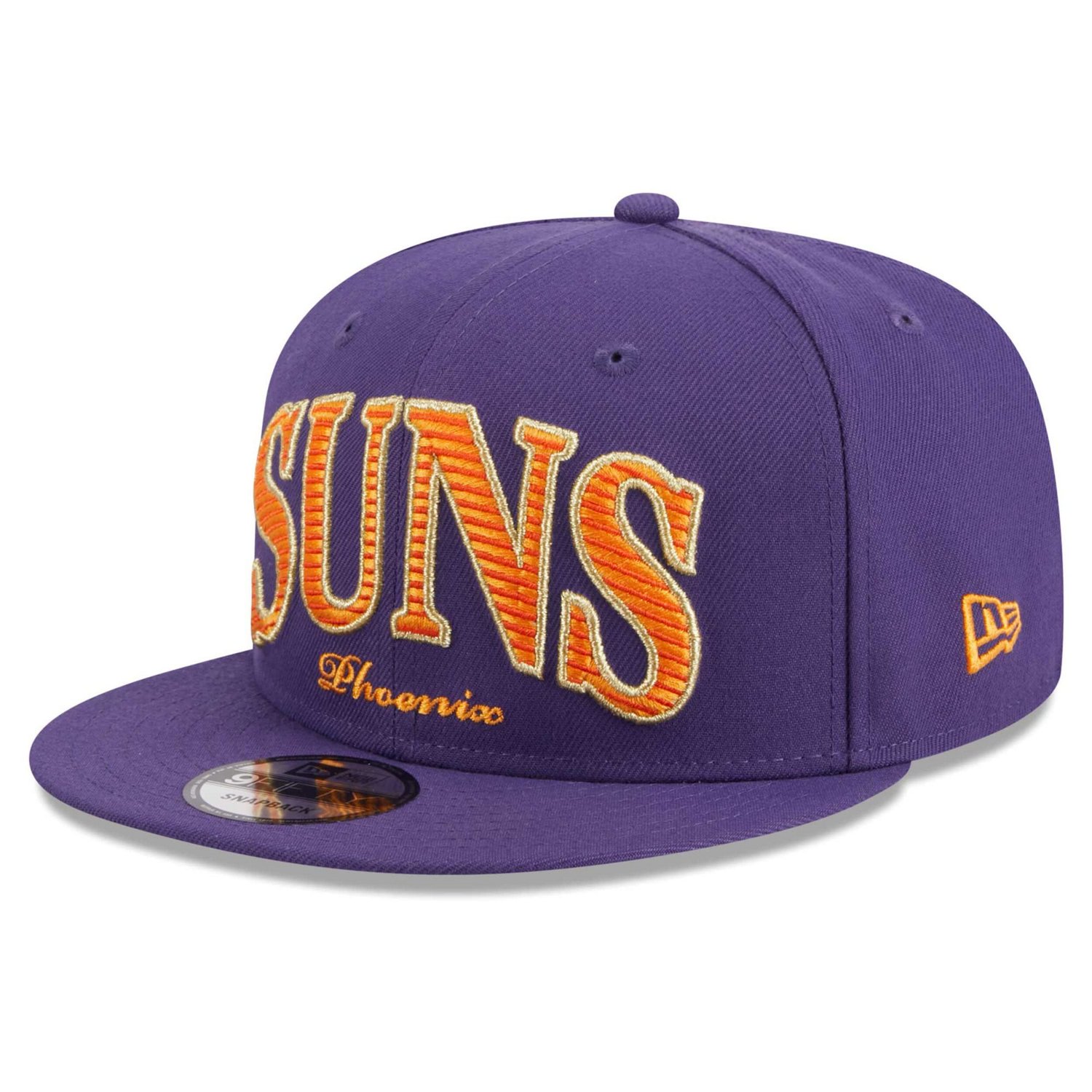New Era Phoenix Suns Golden Tall Text 9FIFTY Snapback Hat - view number 3