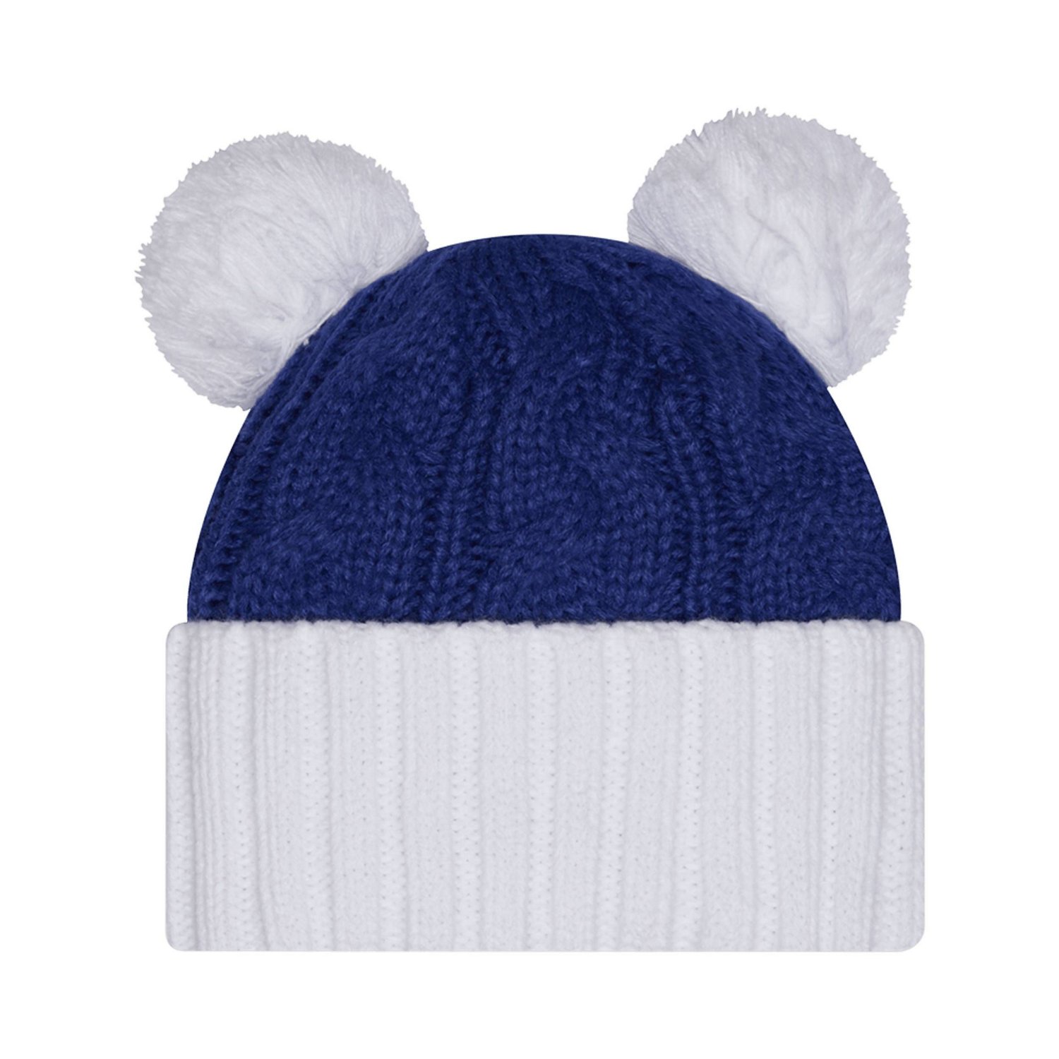 New Era Pitt Panthers Tonal Cuffed Knit Hat with Double Poms - view number 2