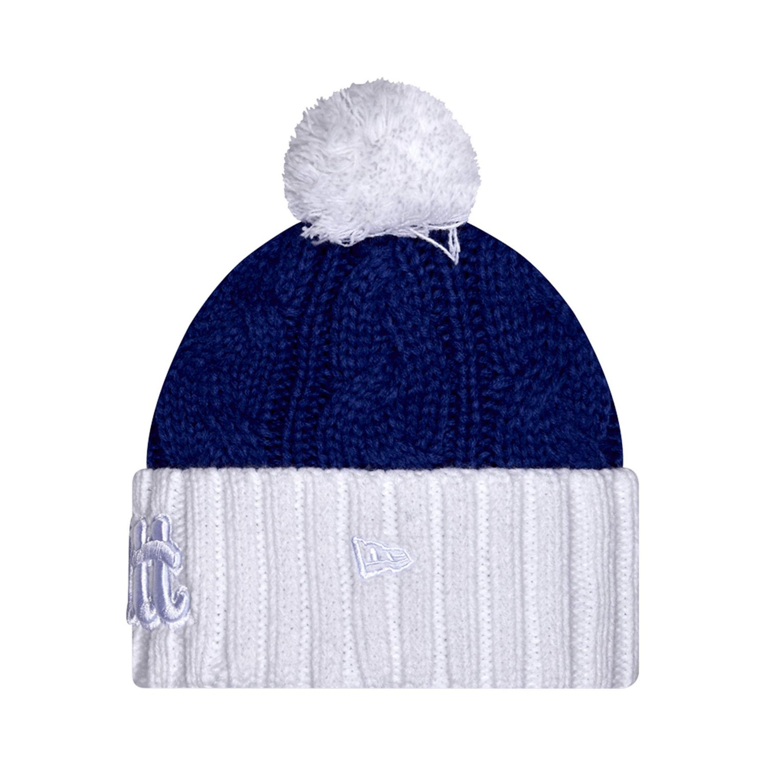 New Era Pitt Panthers Tonal Cuffed Knit Hat with Double Poms - view number 3