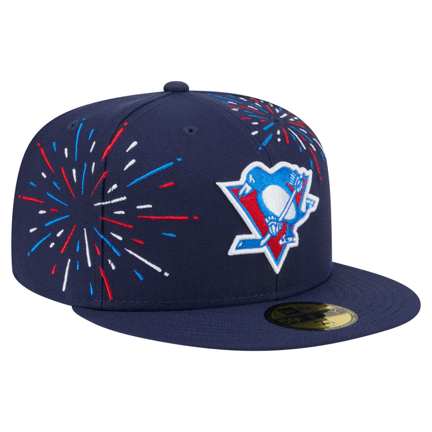 New Era Pittsburgh Penguins Americana Fireworks 59FIFTY Fitted Hat - view number 3