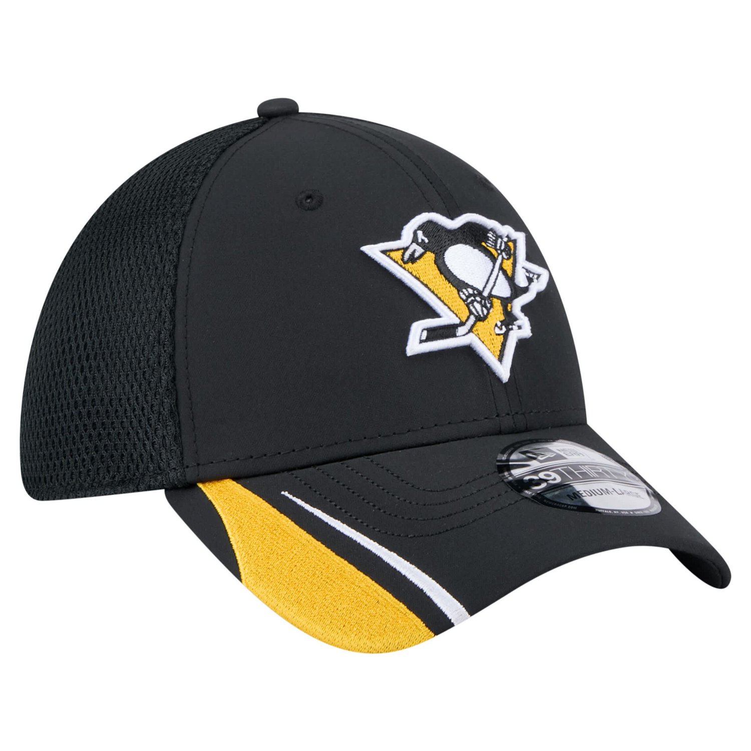 New Era Pittsburgh Penguins Linear Featherweight 39THIRTY Flex Hat - view number 3