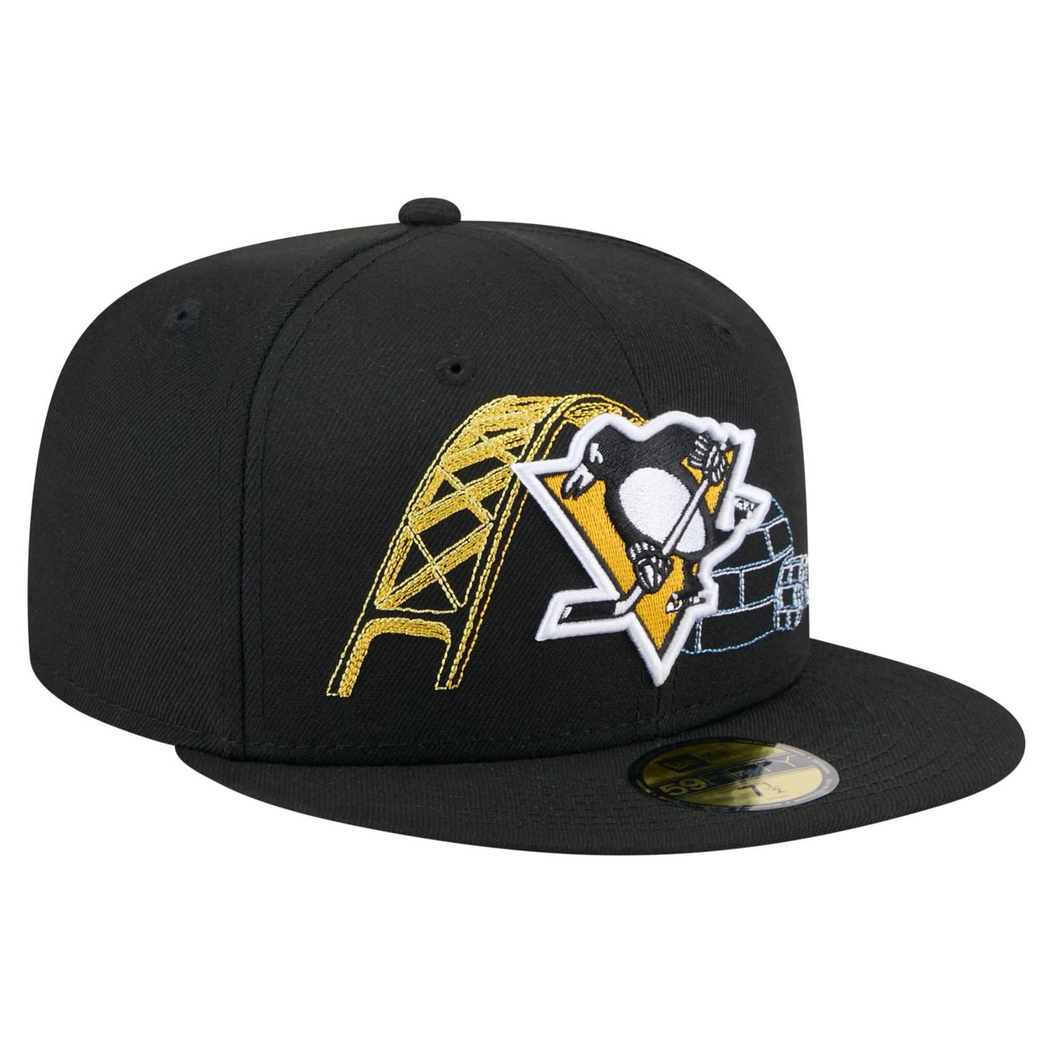 New Era Pittsburgh Penguins State Stitch 59FIFTY Fitted Hat - view number 3