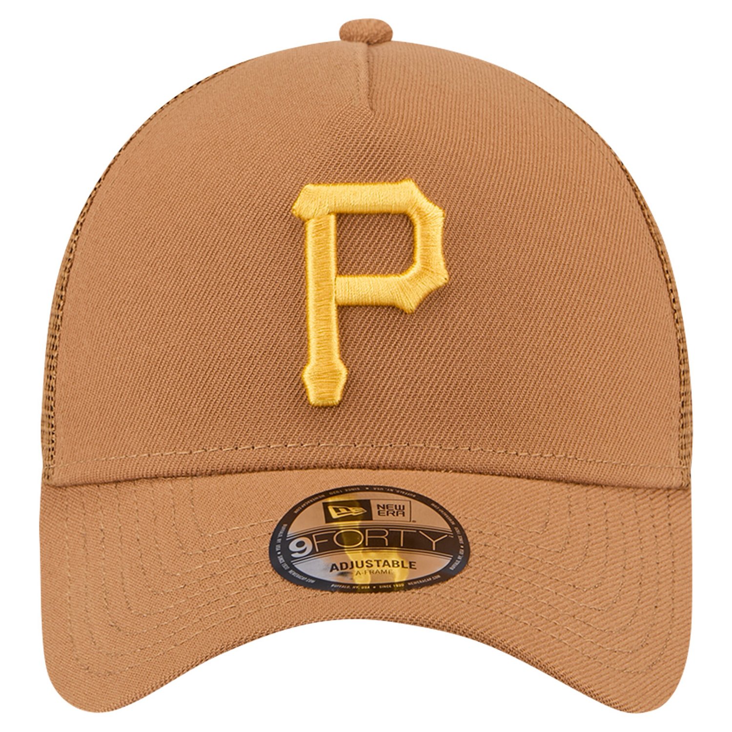 New Era Pittsburgh Pirates A-Frame Trucker 9FORTY Adjustable Hat - view number 2