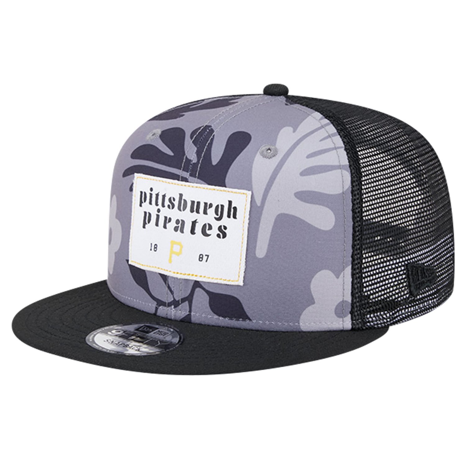 New Era Pittsburgh Pirates Bikini Bottom Trucker 9FIFTY Snapback Hat