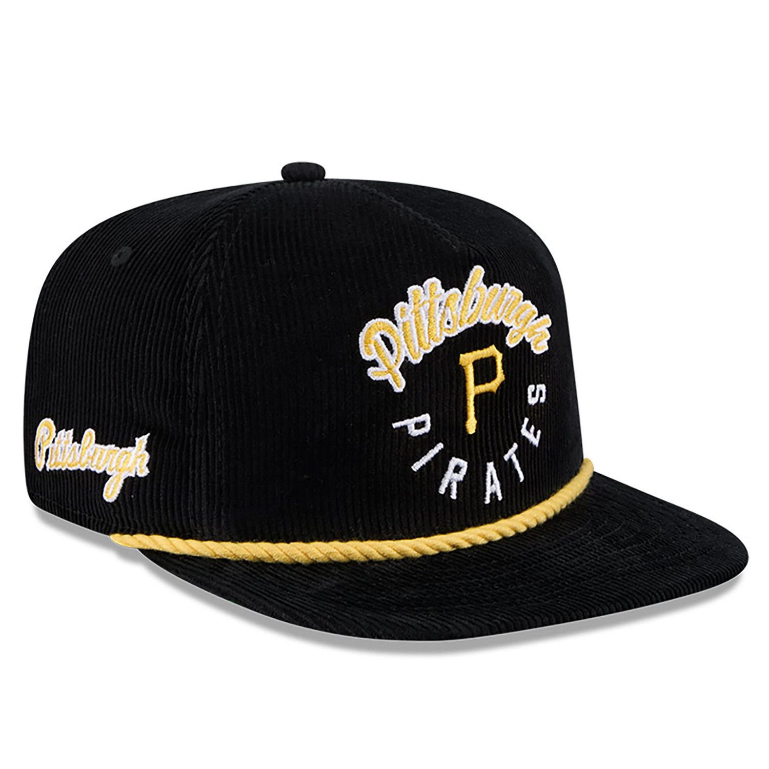 New Era Pittsburgh Pirates Full Circle Corduroy Golfer Adjustable Hat