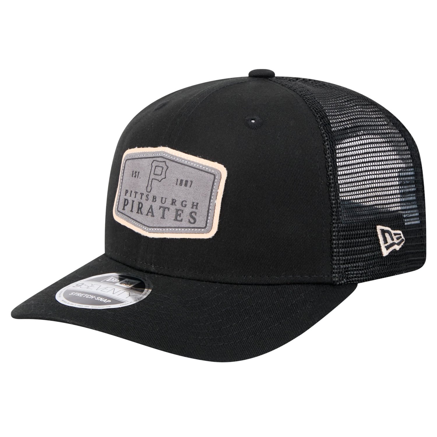 New Era Pittsburgh Pirates Labeled 9SEVENTY Stretch-Snap Adjustable Hat