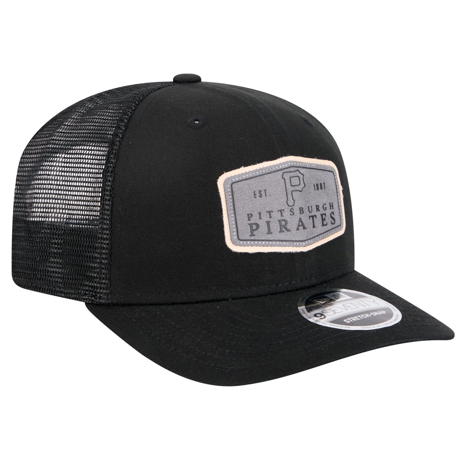 New Era Pittsburgh Pirates Labeled 9SEVENTY Stretch-Snap Adjustable Hat