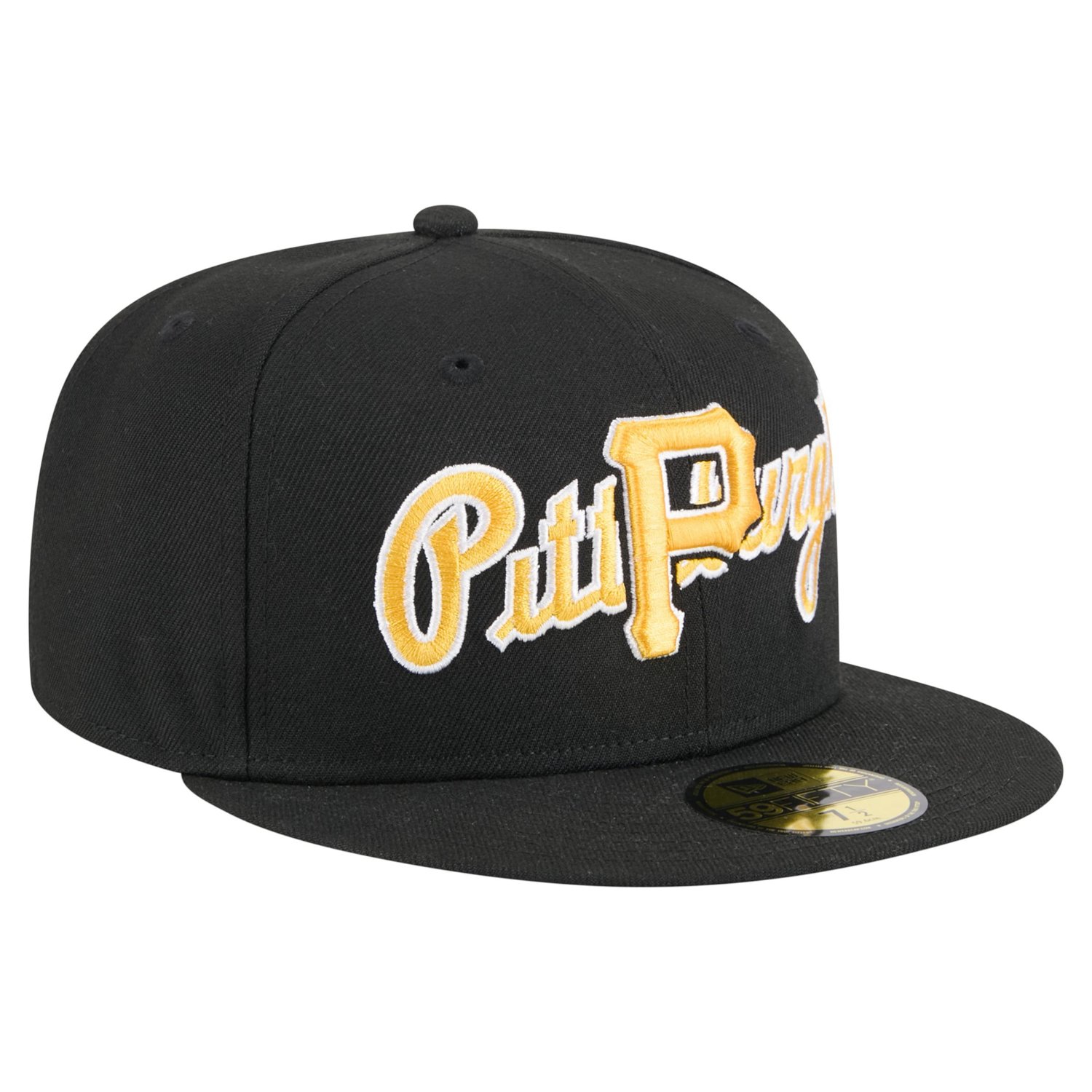 New Era Pittsburgh Pirates Overlap 59FIFTY Fitted Hat - view number 3