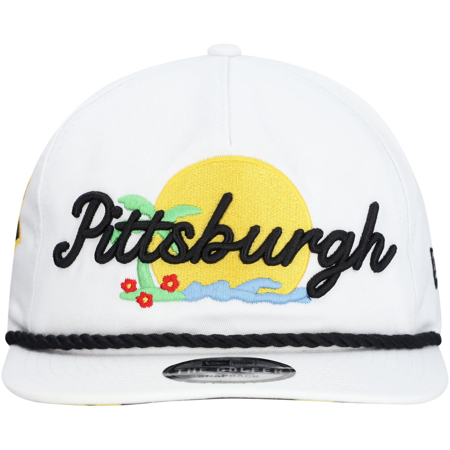 New Era Pittsburgh Pirates Paradise Golfer Adjustable Hat - view number 2