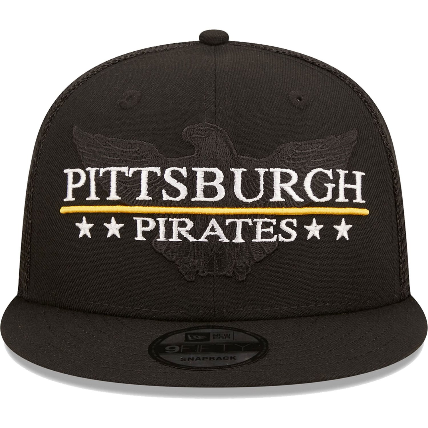 New Era Pittsburgh Pirates Patriot Trucker 9FIFTY Snapback Hat