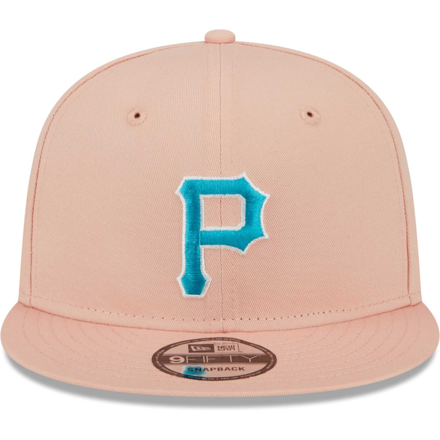 New Era Pittsburgh Pirates Sky Aqua Undervisor 9FIFTY Snapback Hat - view number 2