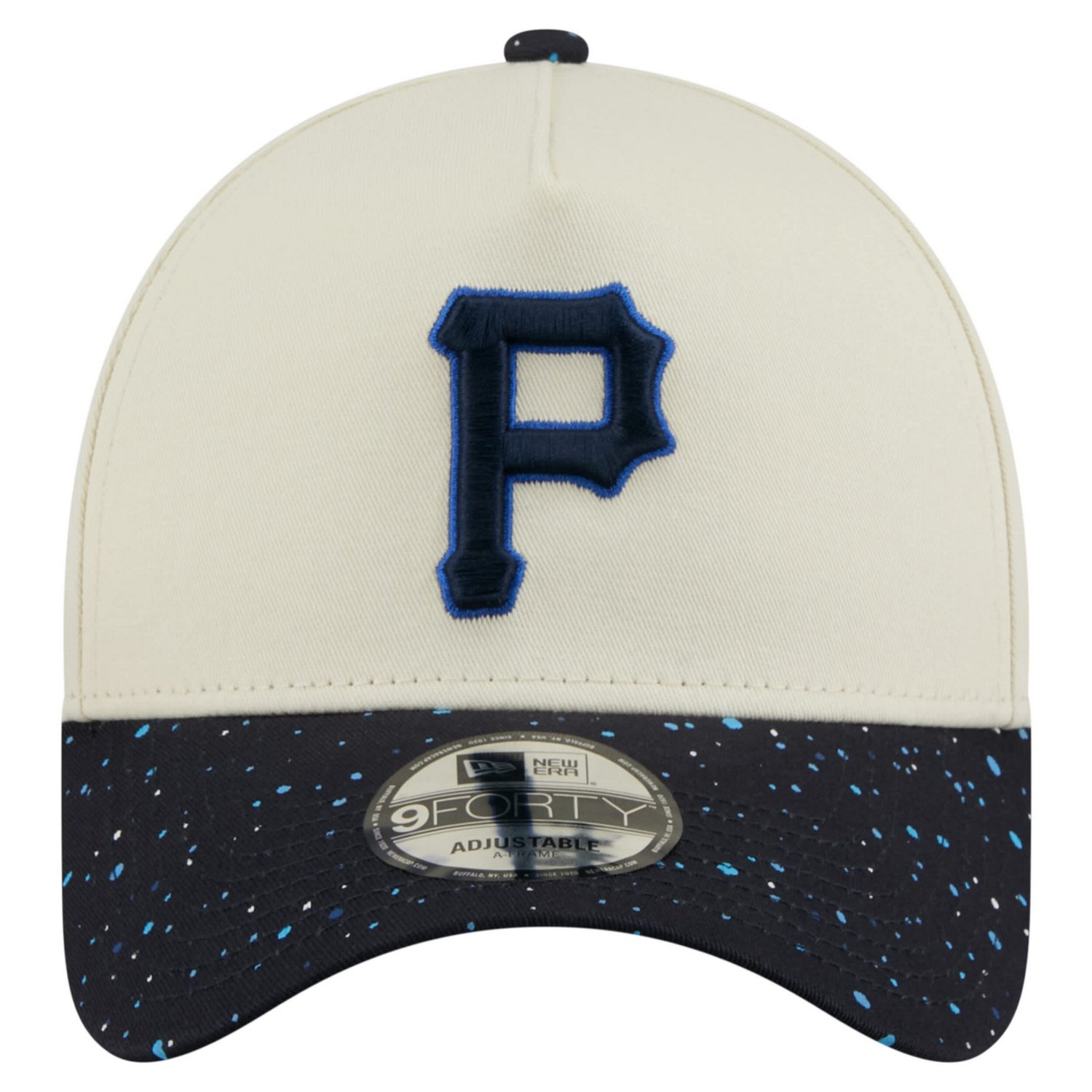 New Era Pittsburgh Pirates Speckle A-Frame 9FORTY Adjustable Hat - view number 2