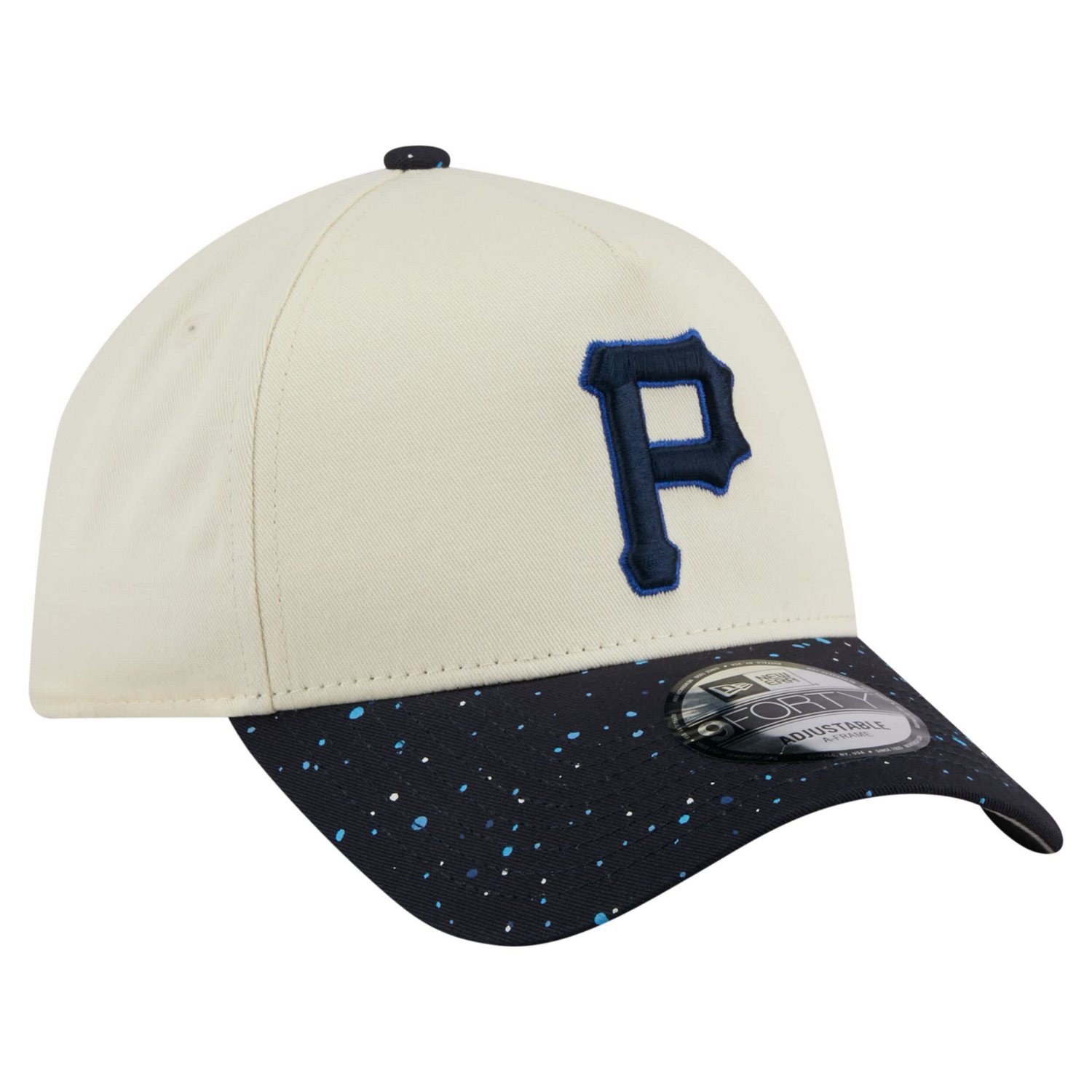 New Era Pittsburgh Pirates Speckle A-Frame 9FORTY Adjustable Hat - view number 3