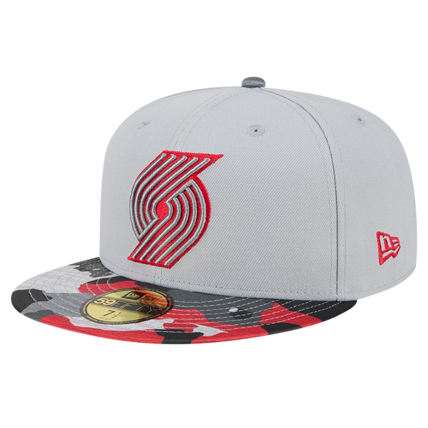 New Era Portland Trail Blazers Active Color Camo Visor 59FIFTY Fitted Hat