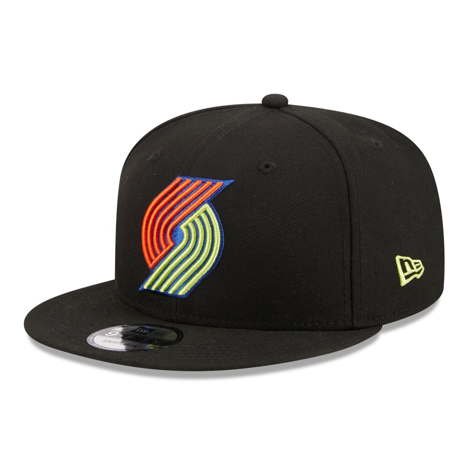 New Era Portland Trail Blazers Neon Pop 9FIFTY Snapback Hat - view number 3