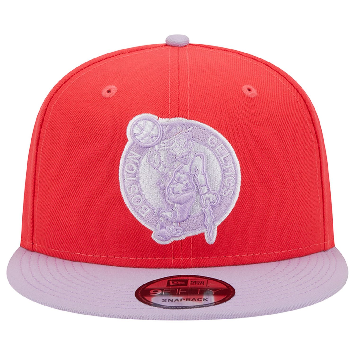 New Era Powder /Red Boston Celtics 2-Tone Color Pack 9FIFTY Snapback Hat                                                         - view number 2