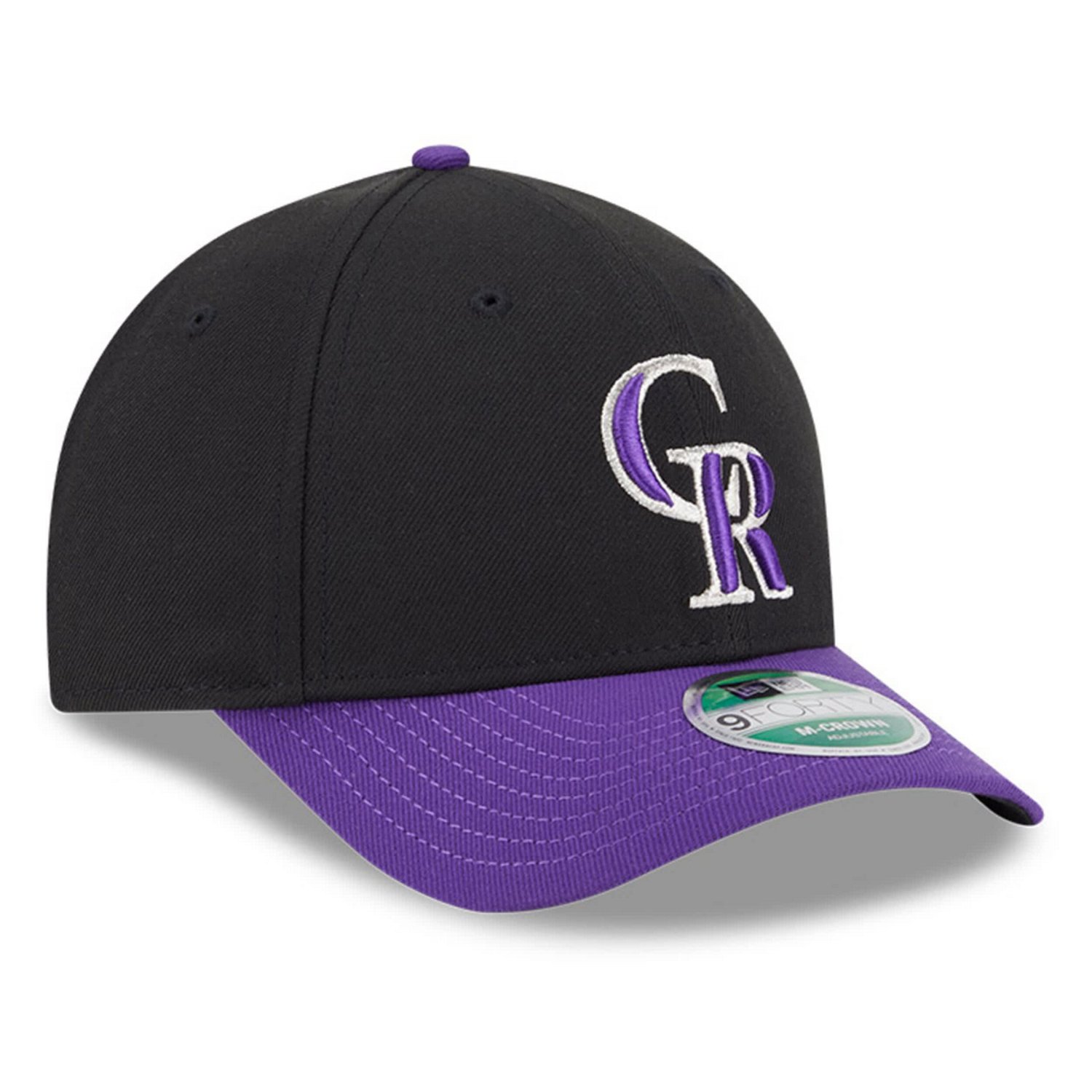 New Era Purple Colorado Rockies Player Replica 9FORTY Adjustable Hat - view number 3
