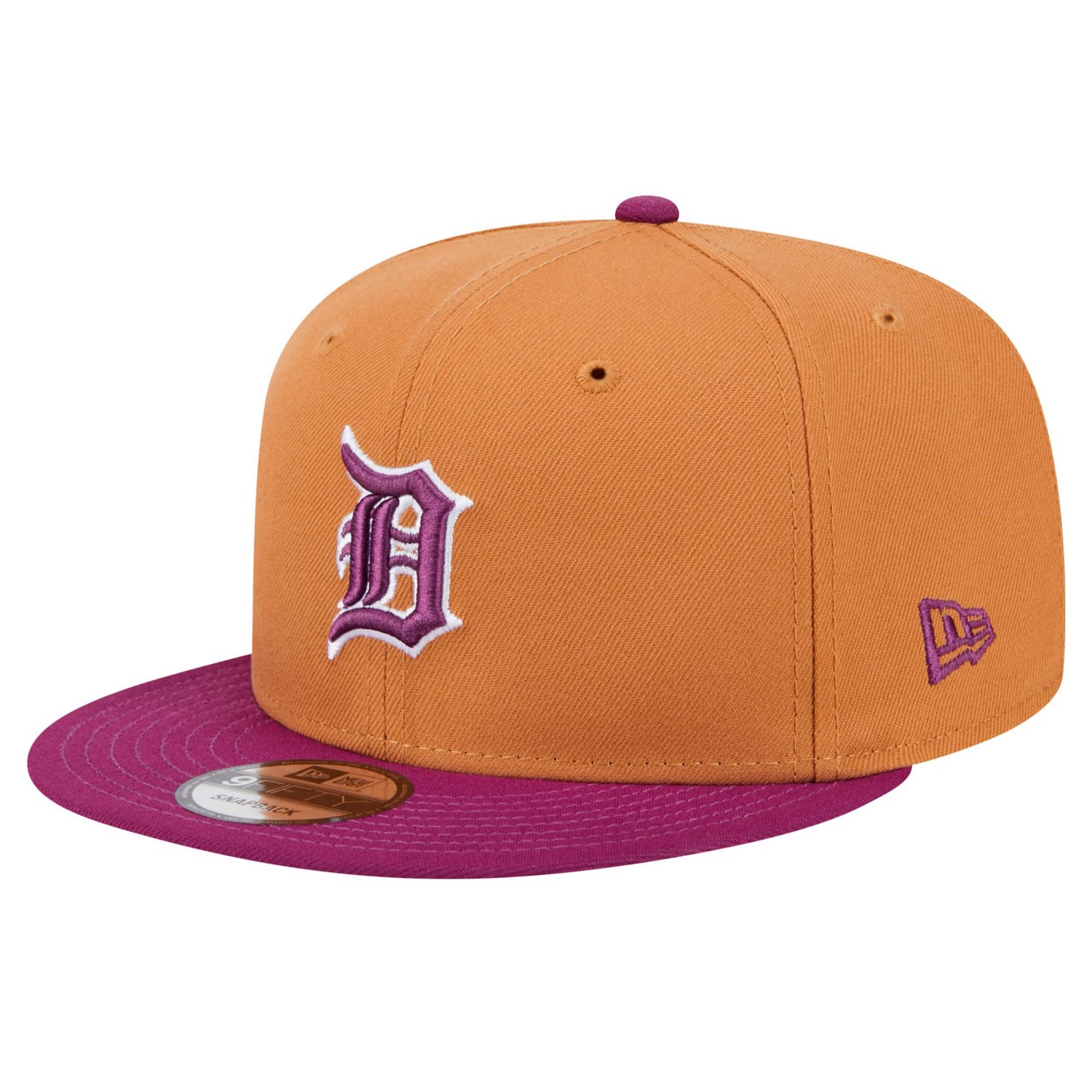 New Era Purple Detroit Tigers Color Pack Two-Tone 9FIFTY Snapback Hat