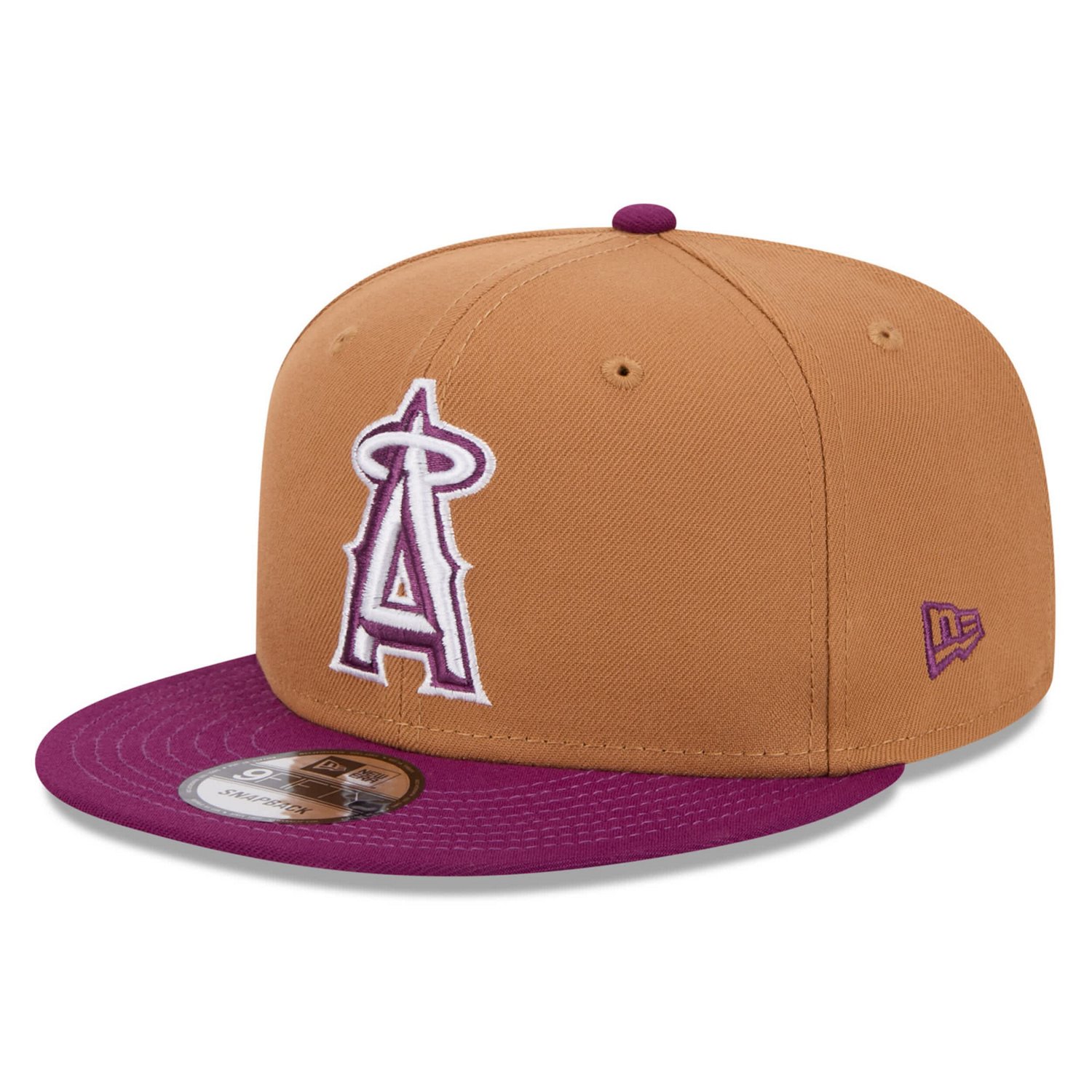 New Era Purple Los Angeles Angels Color Pack Two-Tone 9FIFTY Snapback Hat