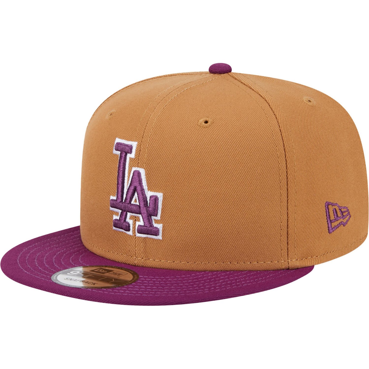 New Era Purple Los Angeles Dodgers Color Pack Two-Tone 9FIFTY Snapback Hat - view number 1