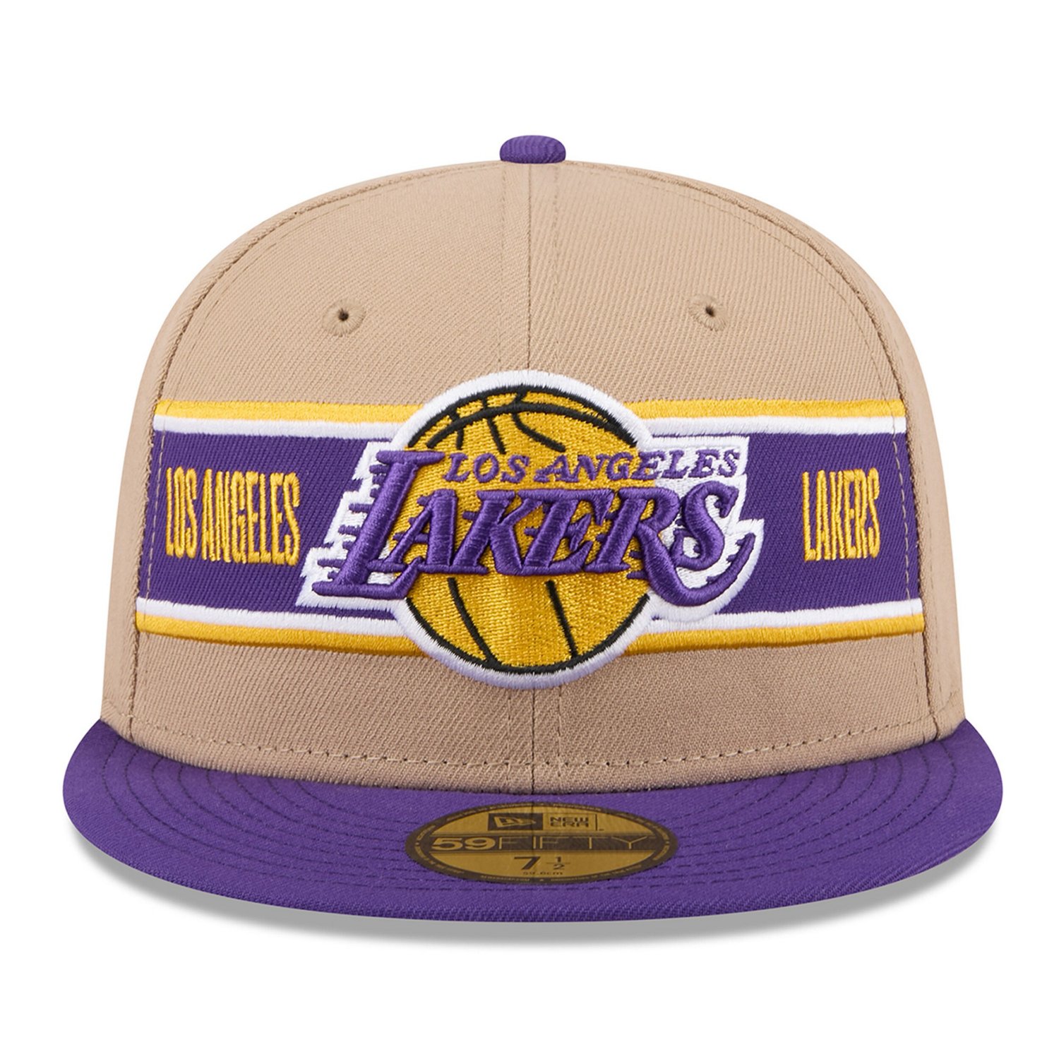 New Era /Purple Los Angeles Lakers 2024 NBA Draft 59FIFTY Fitted Hat                                                             - view number 2