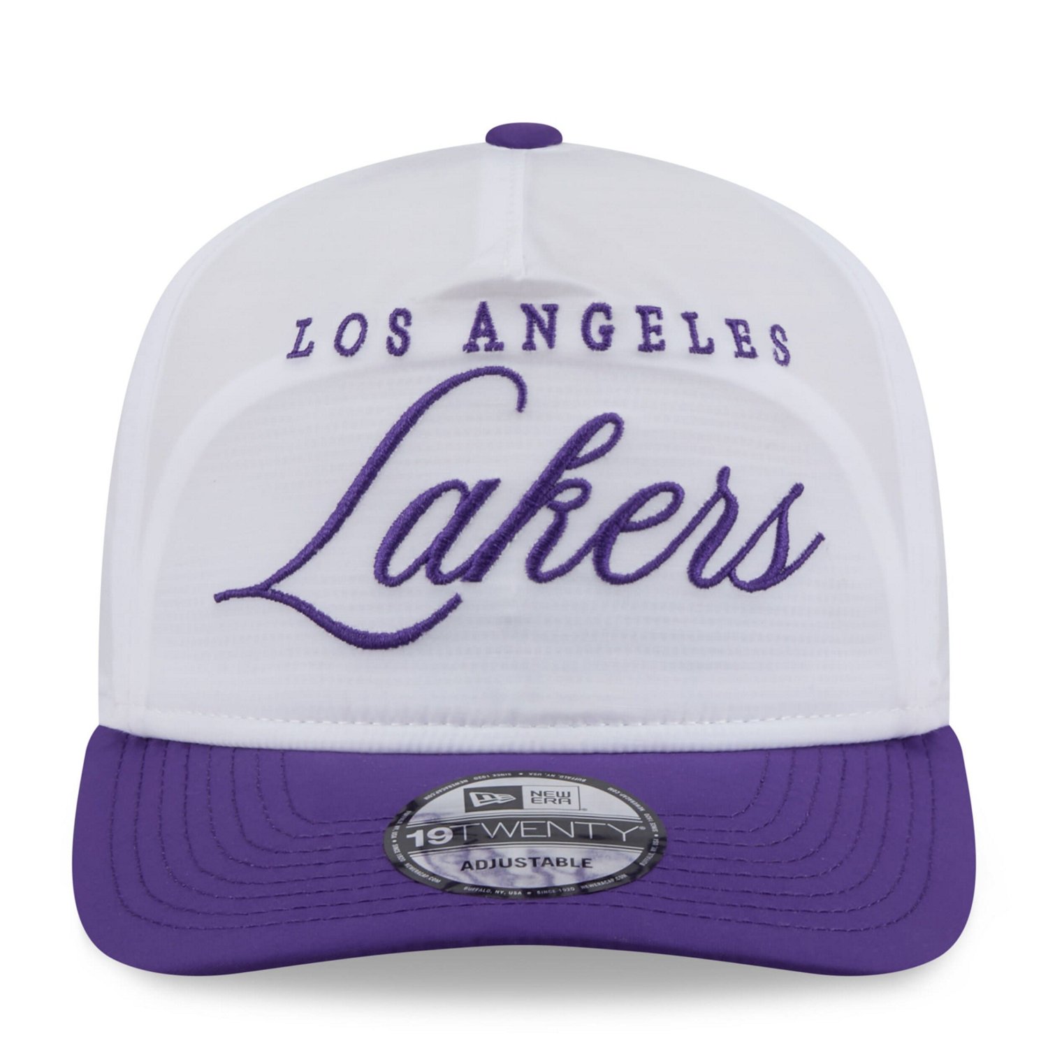 New Era Purple Los Angeles Lakers 2025 NBA Draft On-Stage Nylon 19TWENTY Adjustable Hat - view number 2