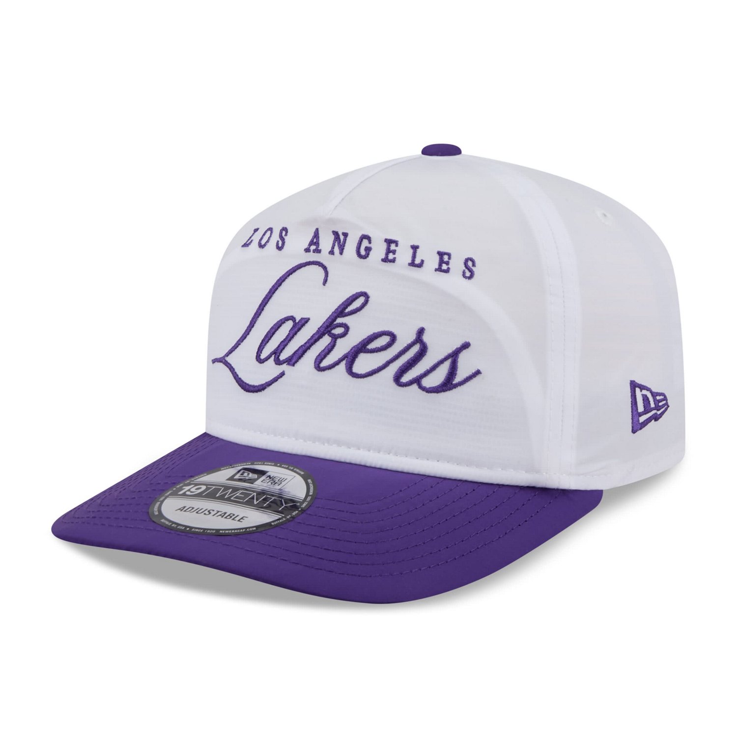 New Era Purple Los Angeles Lakers 2025 NBA Draft On-Stage Nylon 19TWENTY Adjustable Hat - view number 3